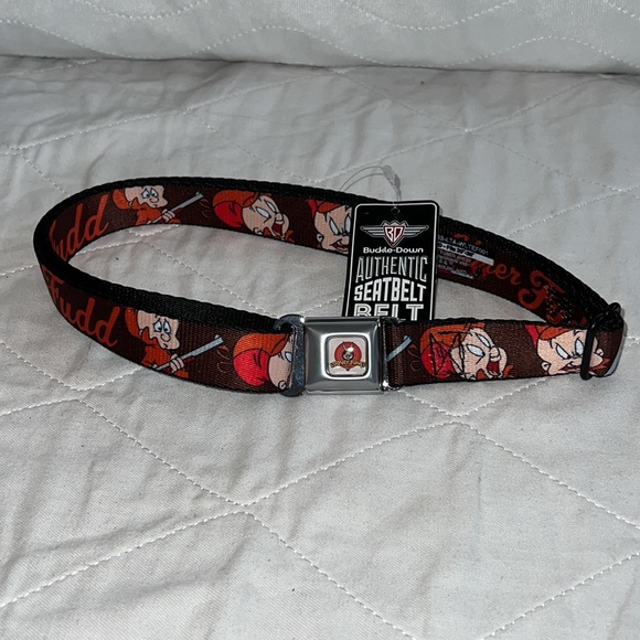Buckle Down Kids Elmer Fudd Seatbelt Belt NWT - Picture 8 of 8